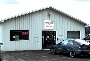 The former LeClar Auction house is now home to Common Cents.